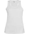 PA442 Women's Sports Vest White colour image